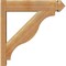 Ekena Millwork Funston Rough Sawn Arts and Crafts Outlooker, Western Red Cedar, 6"W x 24"D x 24"H OUT06X24X24FST03RWR - alternate 4